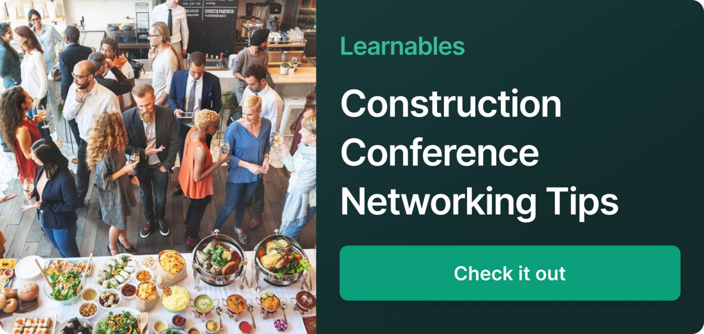 Buildr CTA: Conference networking tips