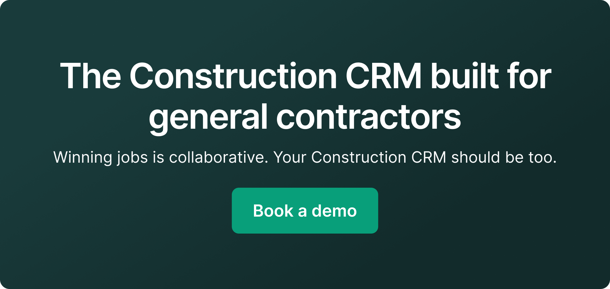 Buildr CTA: Construction CRM platform
