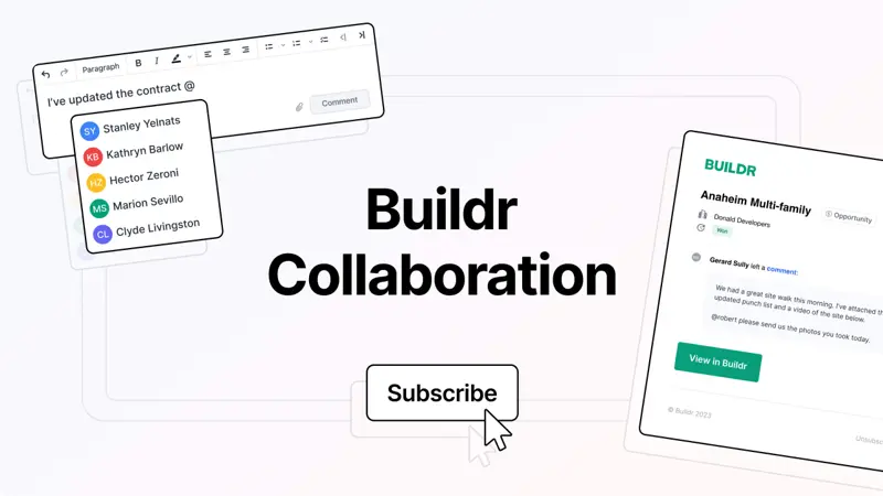 Introducing: Buildr Collaboration